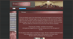Desktop Screenshot of evanschurchofgod.com